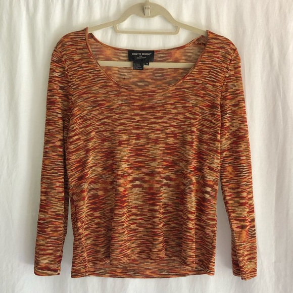 Colette Mordo For Sadimara Multicolor Tweed Blouse - Picture 2 of 6